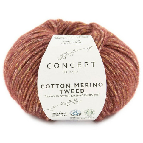 Concept By Katia, Cotton-Merino tweed, color 500