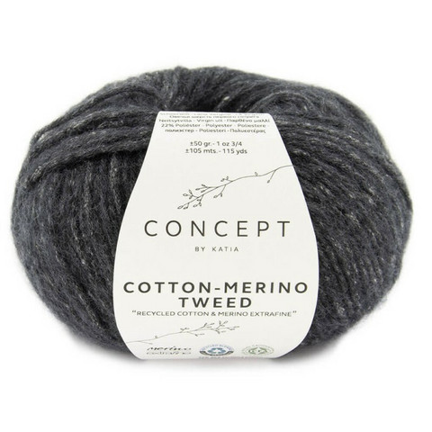 Concept By Katia, Cotton-Merino tweed, color 503