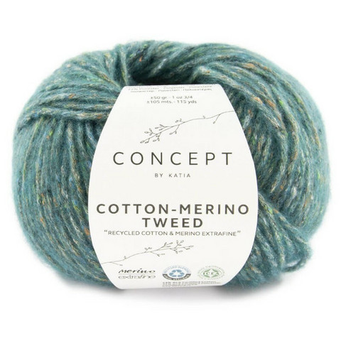 Concept By Katia, Cotton-Merino tweed, color 504
