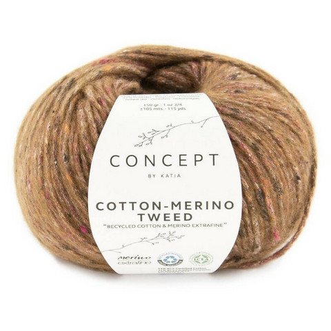 Concept By Katia, Cotton-Merino tweed, color 505