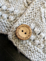 Handstickad kookosnappi, 15 mm