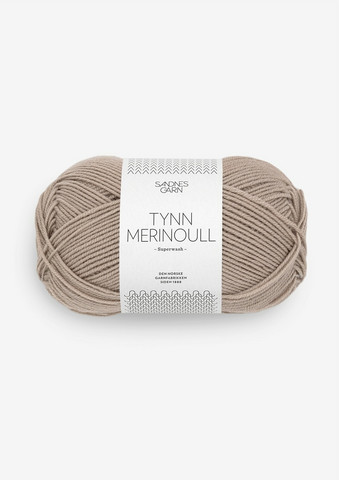 Sandnes tynn merinoull, vaalea tammenterho 2550