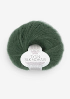 Ohut Silk Mohair, syvä metsänvihreä 8581