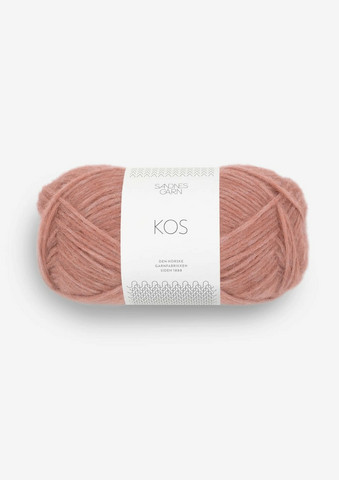 Kos, dimmigt plommonrosa 4032