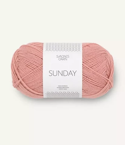 SUNDAY Petite Knit, persikoblom 4033