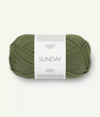 SUNDAY Petite Knit, olivgrön 9062