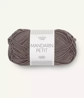 Sandnes Mandarin Petit, linbrun 3870