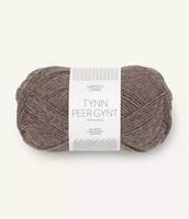 Tynn Peer Gynt, melerad mellanbrun 2652