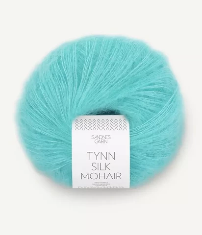 Tynn Silk Mohair, blåturkos 7213