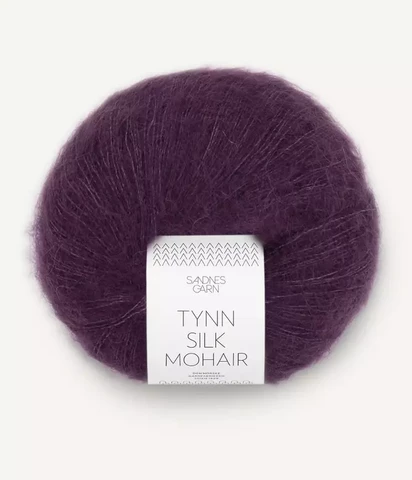 Tynn Silk Mohair, björnbärssaft 4672