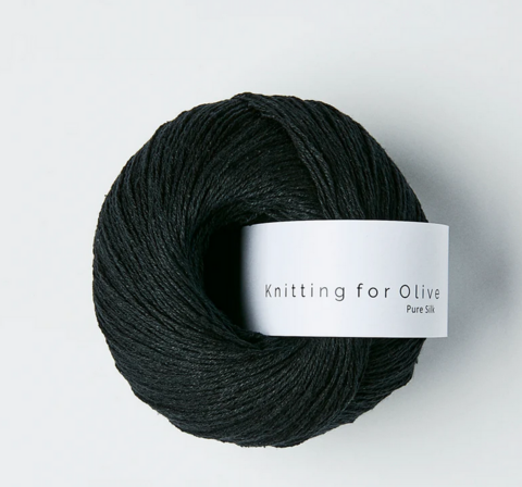 Knitting for Olive Pure Silk, Coal