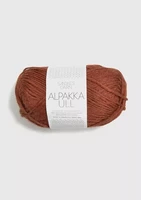 Alpakka Ull, rost 3355