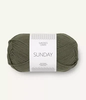 SUNDAY Petite Knit, vintermossa 9561