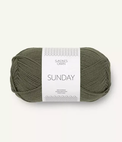 SUNDAY Petite Knit, vintermossa 9561