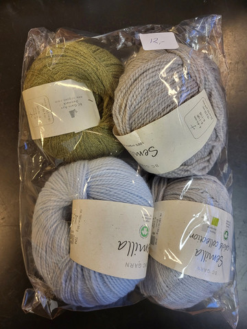 Fyndhörna: Semilla (organic wool), 4 st, blandning
