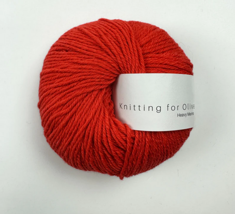 Knitting for Olive Heavy Merino Blood Orange