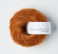 Knitting for Olive Soft Silk Mohair Copper
