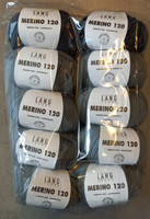 Löytönurkka: Lang yarn Merino 120 - 10 kpl - 8 siniharm + 2 t sin