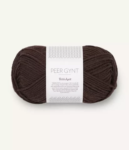 Petiteknit Peer Gynt, Cacao nibs 3091
