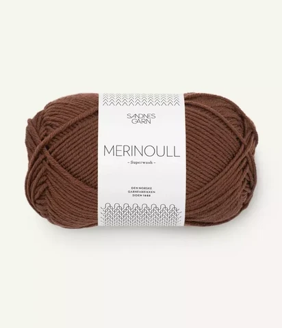 Sandnes Merinoull, varm brun 3073