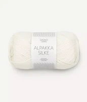 Sandnes Alpakka Silke, valkoinen 1002