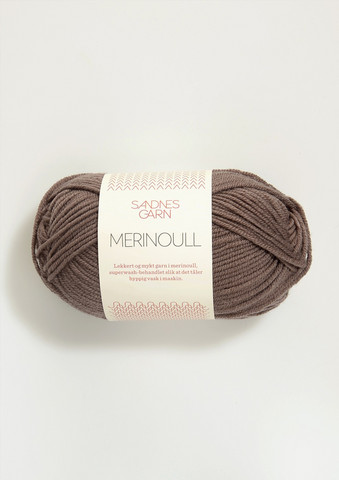 Sandnes merinoull, mellanbrun 3161