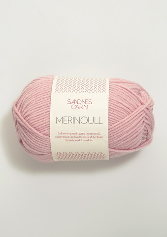 Sandnes merinoull, rosa 4312
