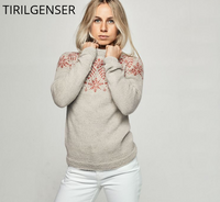 Tiril 6 Snøkrystall tröja och kofta (vuxen)