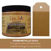 Kalkkimaali - Dixie Belle Moonshine Metallic - Kulta - Gold Digger