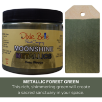 Kalkkimaali - Dixie Belle Moonshine Metallic - Vihreä - Deep Woods