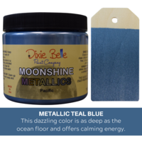 Kalkkimaali - Dixie Belle Moonshine Metallic - Sininen - Pacific