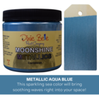 Kalkkimaali - Dixie Belle Moonshine Metallic - Sininen - Caribbean