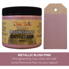 Kalkkimaali - Dixie Belle Moonshine Metallic - Pinkki - Rozay
