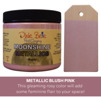 Kalkkimaali - Dixie Belle Moonshine Metallic - Pinkki - Rozay