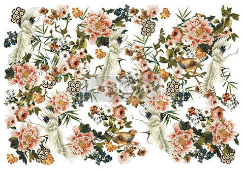 Siirtokuva -  Elegance & Flowers - 88 x 121 cm - Prima Redesign