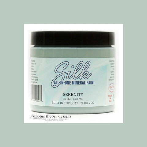 Silk All-In-One Paint - Tyynenmerenvihreä - Serenity -  473 ml