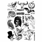 Siirtokuva-arkit 2 kpl - 15 x 21 cm - Horror