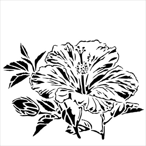 Sabluuna - Hibiscus - 15 x 15 cm