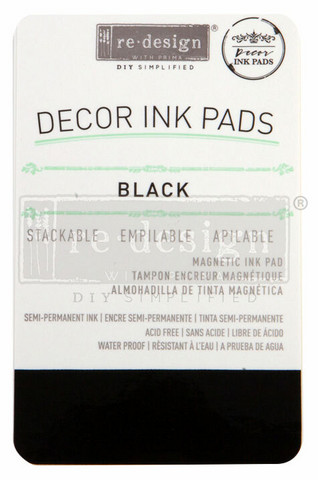 Leimasinmuste - Musta - Redesign Decor Ink Pad