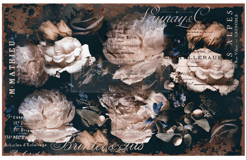 Decoupage-arkki - 48x76 cm - Uniqua - Prima Redesign Decor Decoupage Paper