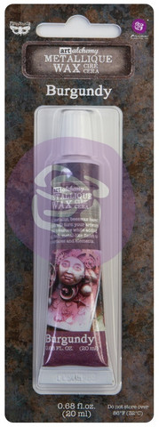 Vaha - Art Alchemy - Metallique Wax - Burgundy - 20 ml
