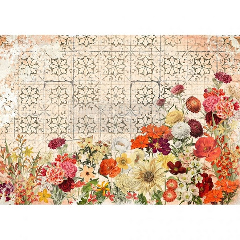 Riisipaperi - 29x41 cm - Twilight Field - Redesign Decor Rice Paper