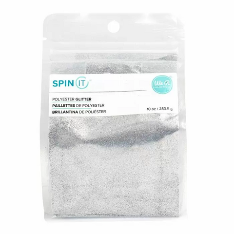 Glitter - 283,5 g - We R Memory Keepers - Silver - Extra Fine