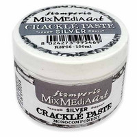 Krakelointitahna hopea - Stamperia Crackle Paste Silver - 150 ml
