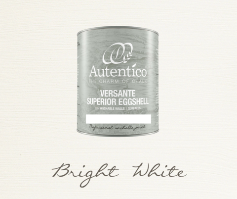 Kalkkimaali - Valkoinen - Bright White - Versante Eggshell - 500 ml