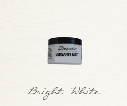 Kalkkimaali - Valkoinen - Bright White - Versante Matt - 125 ml