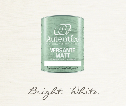 Kalkkimaali - Valkoinen - Bright White - Versante Matt - 500 ml