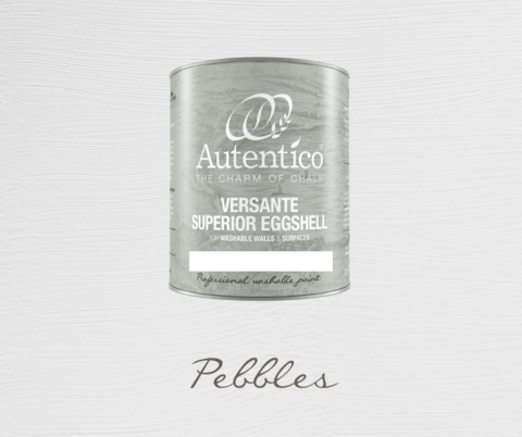 Kalkkimaali - Pikkukivenharmaa - Pebbles - Versante Eggshell - 500 ml