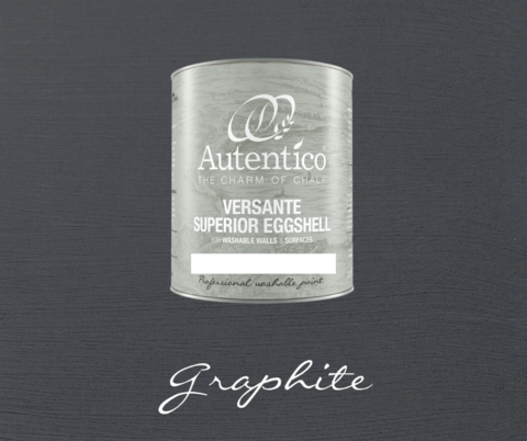 Kalkkimaali - Graffitinharmaa - Graphite - Versante Eggshell - 500 ml