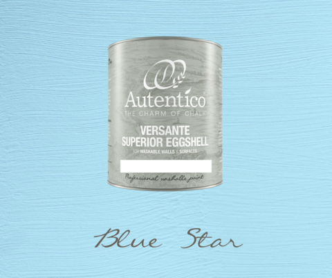 Kalkkimaali - Vaaleansininen - Blue Star - Versante Eggshell - 500 ml